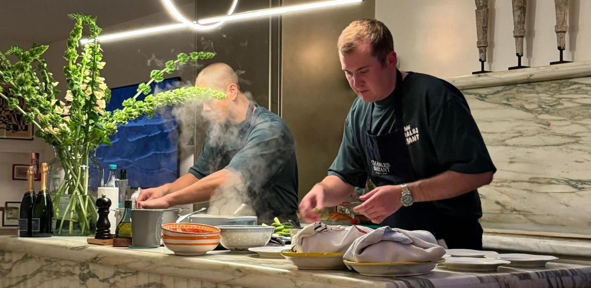 Chef Bryant and the team